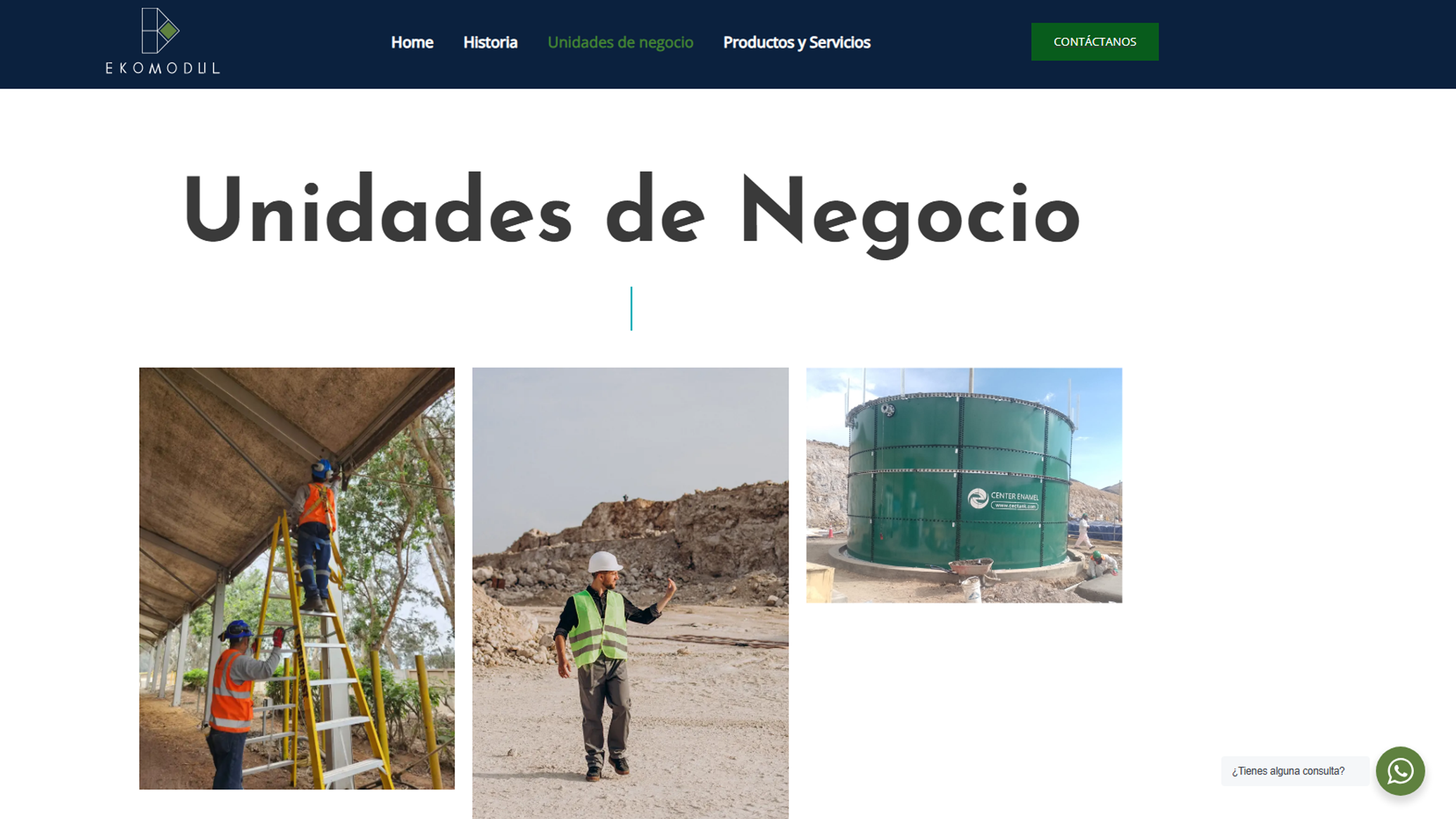 Agencia digital Marso desarrolló la página web de Ekomodul en Perú