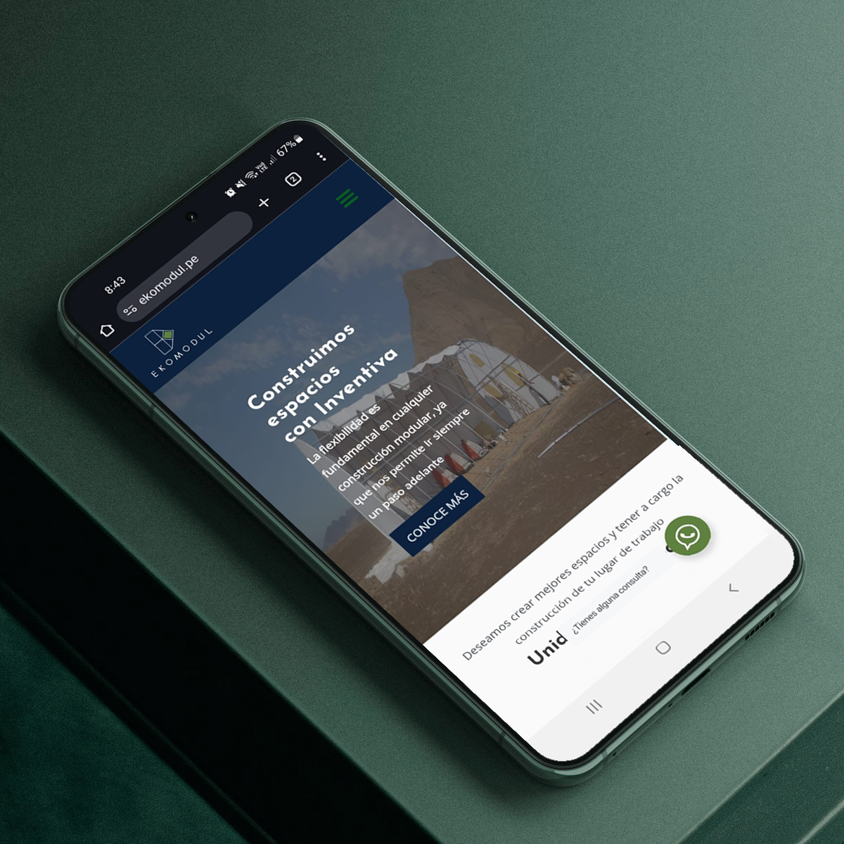 Diseño responsivo – Proyecto Ekomodul por Marso