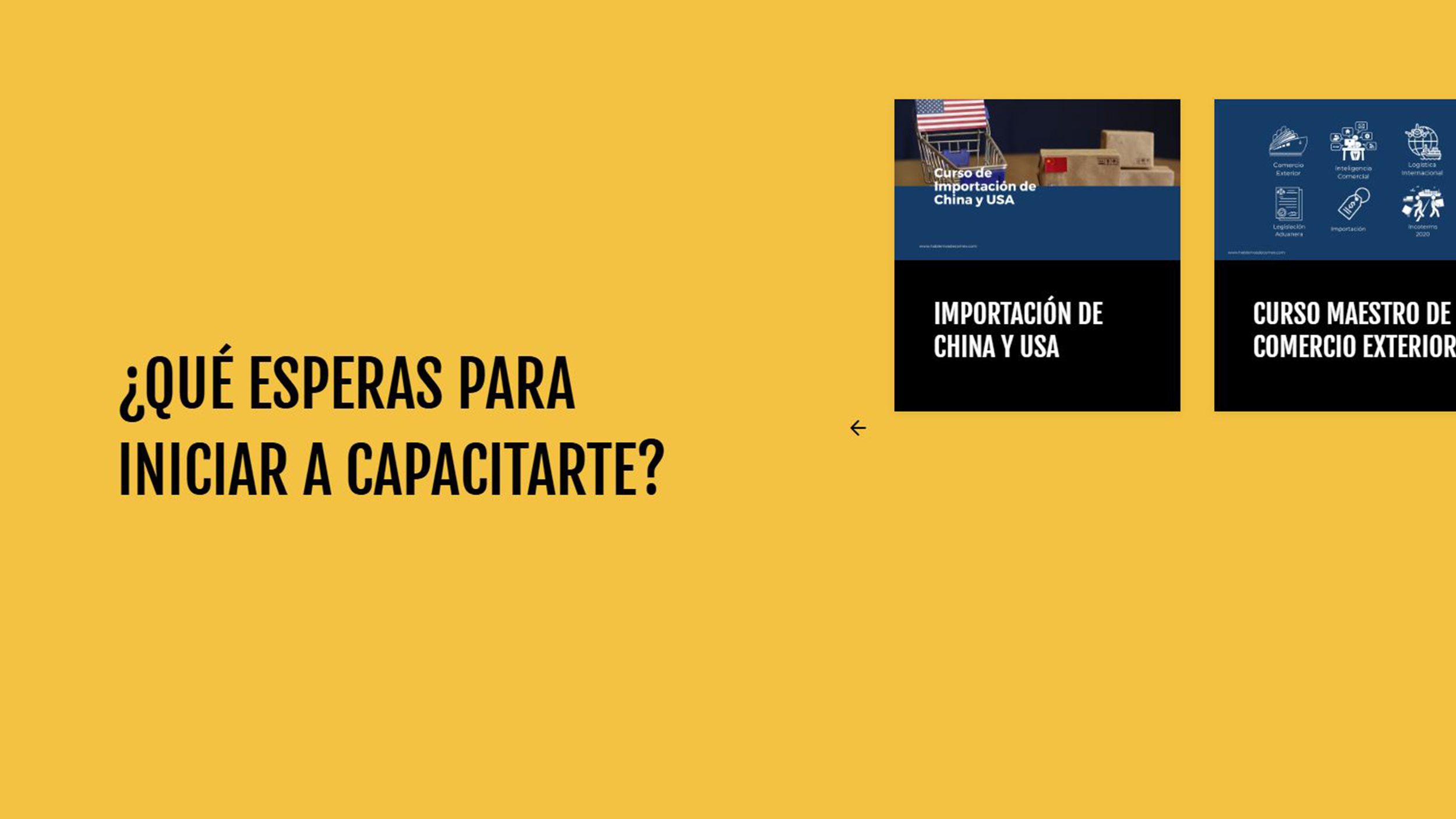 Sección de artículos del sitio Hablemos de Comex diseñado por Marso
