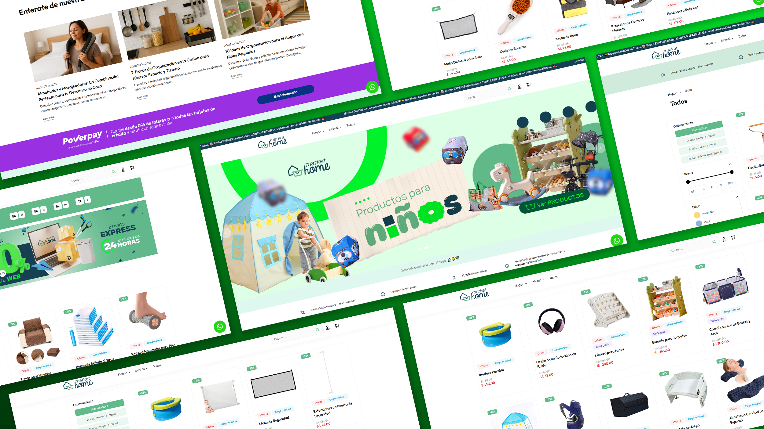 Plataforma eCommerce creada por Marso para Market Home