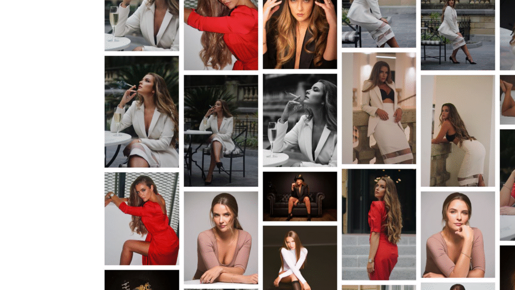 Galería fotográfica de Noelia Roel mostrada en el sitio diseñado por Marso