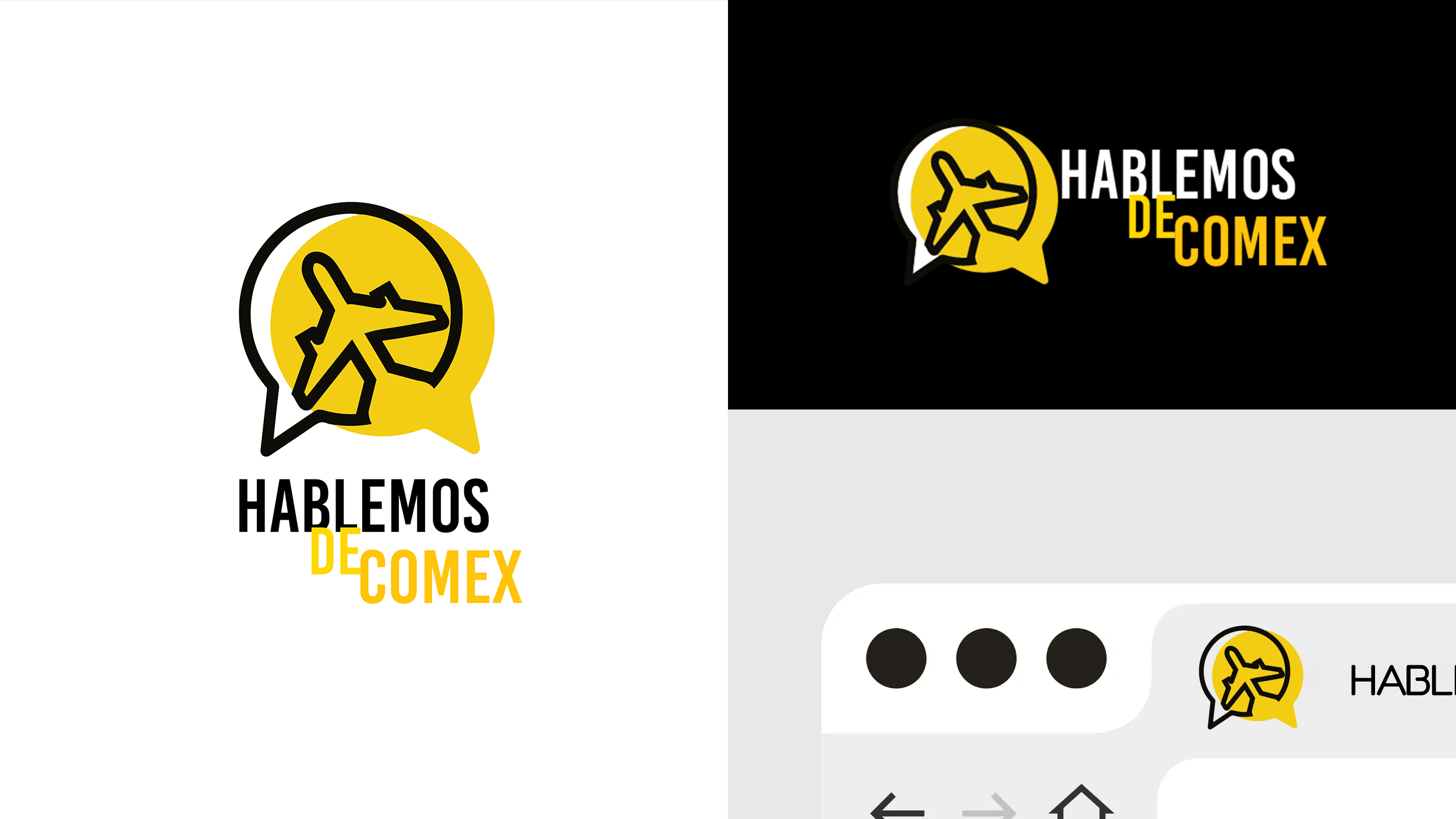 Identidad visual y branding para Hablemos de Comex desarrollado por Marso