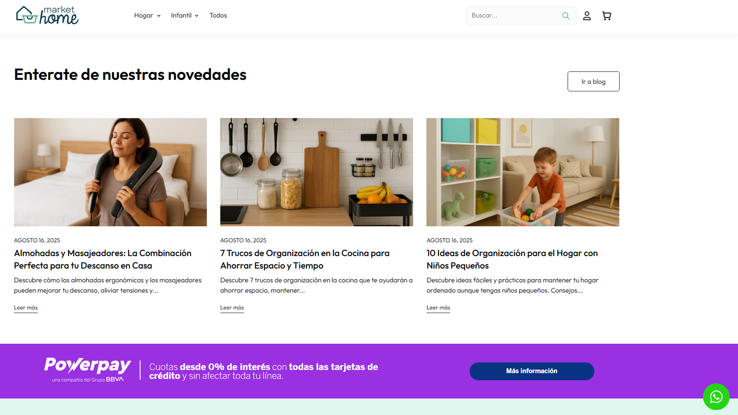 Carrito de compras funcional diseñado por Marso para Market Home