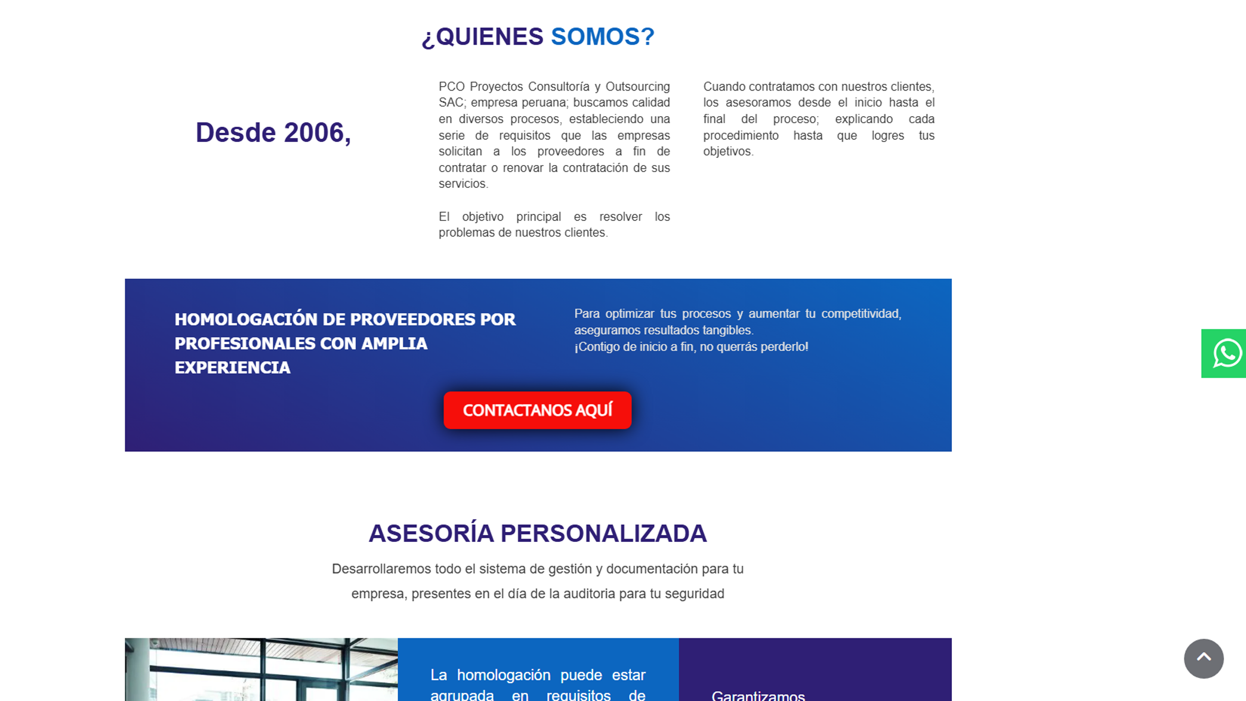 Implementación de la Ley de Seguridad y Salud en el Trabajo mostrada en la web PCO