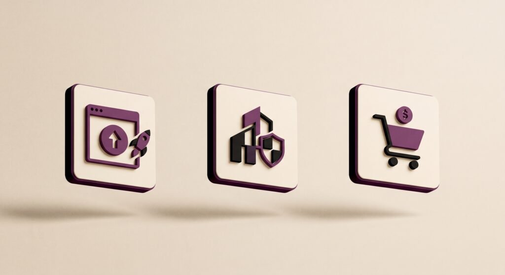 Comparación de precios entre landing page, sitio corporativo y e-commerce